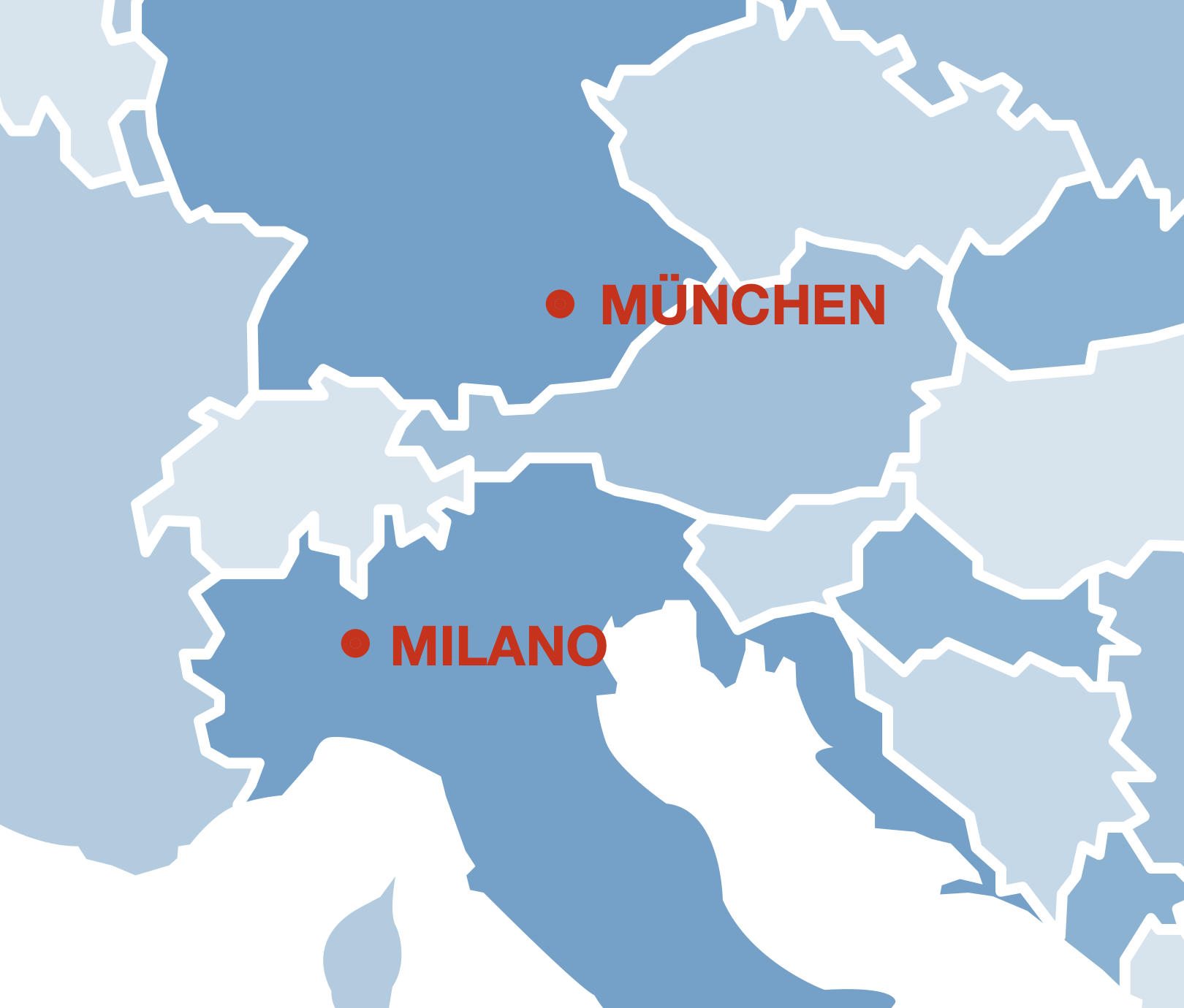 Uffici di Monaco e Milano